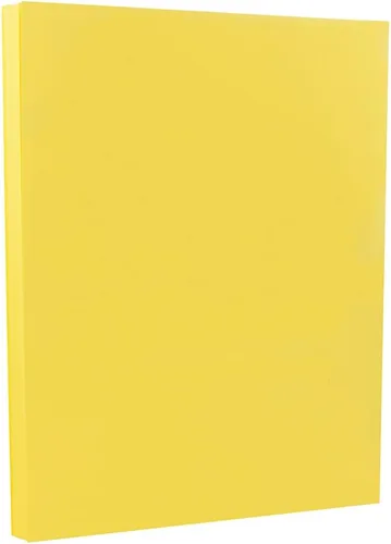 Miniatura 14 de JAM PAPER Vellum Bristol Cartulina de 65 lb - 8.5 x 11 Coverstock - 147 gsm - Azul - 50 Hojas/Paquete