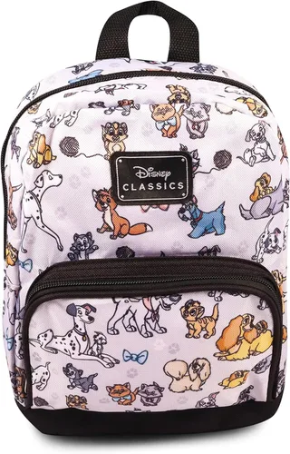 Fast Forward New York Disney - Mini mochila de gatos y perros para mujeres, bolso de lona para adultos, adolescentes, Varios colores, Disney -