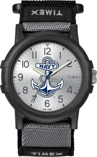 Miniatura 15 de Timex Reloj unisex Collegiate Recruit de 1.496 in - Tennessee Volunteers con correa de tela negra Texas Tech Red Raiders