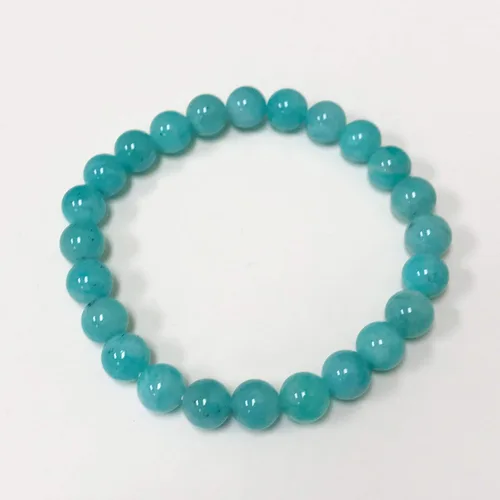 Miniatura 389 de Gem Avenue Handmade Round Bead Stretch Bracelet Unisex Natural Stone Beaded Jewelry for Men & Women, Elastic Wristband for Daily Wear