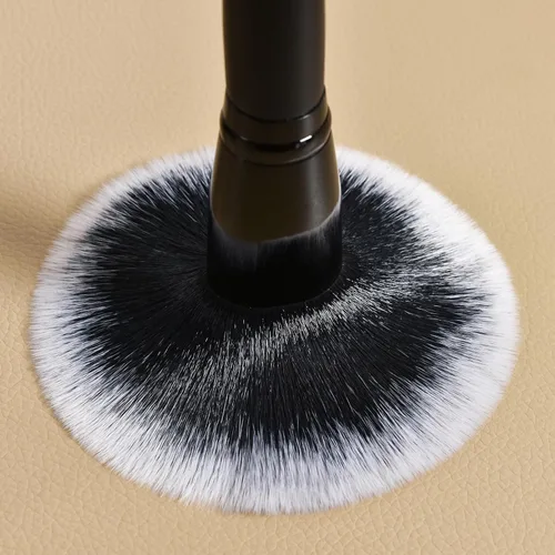 Miniatura 7 de Corrector de base de doble extremo, brocha de maquillaje con pelusa impecable, cepillo de cara grande, paquete de 2 piezas, ideal para líquidos