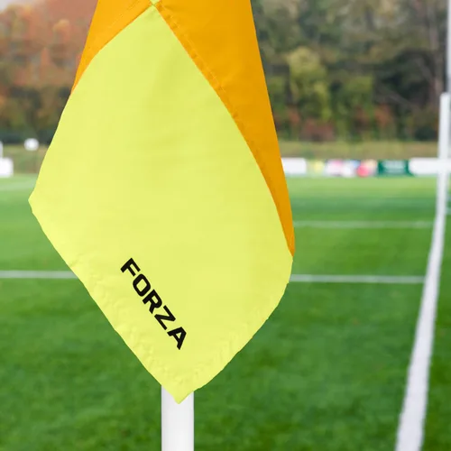 Miniatura 3 de FORZA Banderas de esquina de fútbol - Juego de 4 banderas de esquina con resorte - Equipo de campo de fútbol