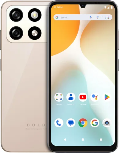 BLU Bold K5 | 2025 | Batería para todo el día | Desbloqueado | Pantalla HD+ Infinity de 6.8 pulgadas | 64 GB/4 GB | Cámara dual de 13 MP | Versión