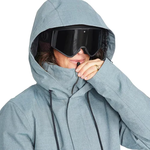 Miniatura 12 de Volcom Sherwin - Chaqueta de invierno con capucha aislada para snowboard y esquí para mujer