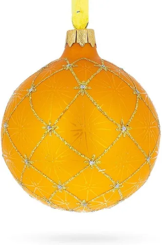 Miniatura 6 de 1897 Coronation - Adorno navideño de cristal de oro real de 3,25 pulgadas
