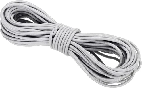 Miniatura 45 de PATIKIL Cuerda elástica elástica de 109 yardas (328.1 ft), cuerda elástica pesada de 0.059 in, albaricoque para manualidades, correas de gancho