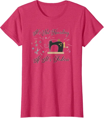 Miniatura 10 de It's Not Hoarding If Its - Camiseta de costura para acolchado, Blanco, S