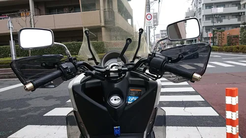 Miniatura 2 de Protector de parabrisas de motocicleta compatible con Yamaha NVX NMAX AEROX 125 150 155 Xmax 250 300 400 HOND' ADV150 ADV160 PCX150 PCX160 PCX125