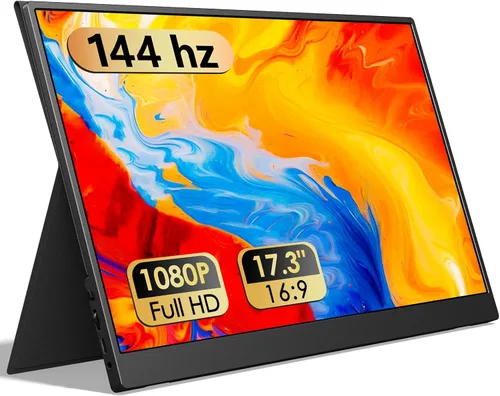 Miniatura 12 de WGK Monitor portátil de 14 pulgadas FHD1200P ultradelgado para monitor de laptop, USB-C HDMI Plug&Play, monitor externo 100% SRGB, pantalla