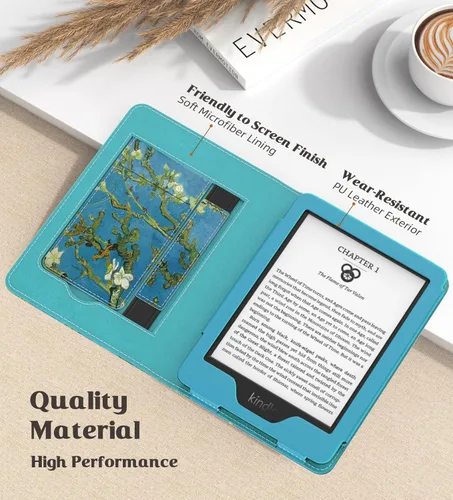 Miniatura 4 de MoKo Funda para Kindle de 6 pulgadas (11ª generación, versión 2024/2022)/(10ª/8ª generación, 2019/2016), carcasa de poliuretano ultraligera