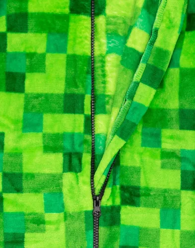 Miniatura 5 de Minecraft Mono de pijama Pixelated Creeper para niños, Verde