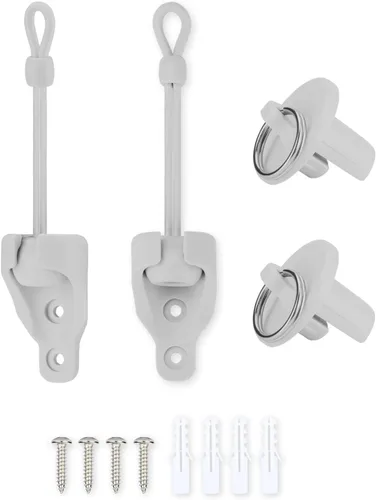 Miniatura 11 de Coolaroo - Piezas de repuesto para atar sombra y tapa de extremo con kit de anillo, resistencia a la intemperie, compatible con persianas