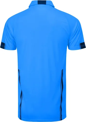 Miniatura 5 de Camiseta Jersey de Árbitro de Fútbol Profesional de Manga Corta Disfraz de Árbitro Uniforme con Portainsignia, Cartera de Árbitro, Tarjetas Rojas
