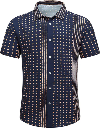 Miniatura 2 de Camisa hawaiana para hombre, manga corta, con botones, ropa de playa, unisex, flamencos, verano, camisas florales Aloha
