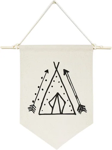 Miniatura 25 de The Cotton & Canvas Co. Cartel de lienzo colgante de pared con alfabeto para bebé, niña, bebé, guardería, habitación de adolescentes y niños