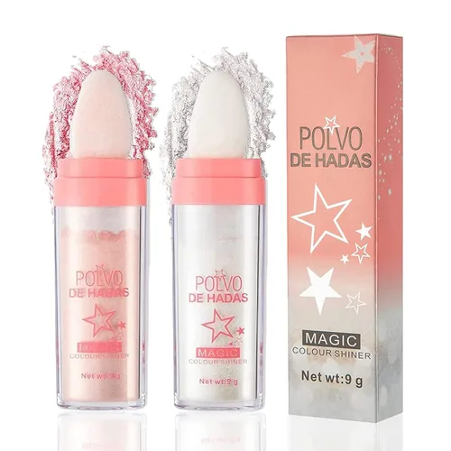 Miniatura 8 de Polvo De Hadas Polvo De Hadas - Polvo de Hadas 3D de Alto Brillo Polvo Suelto Purpurina Polvo de Colorete Facial Polvo Brillante para Ojos, Cara