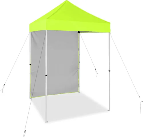 Miniatura 44 de EAGLE PEAK Toldo instantáneo de 5 x 5 con paneles de pared de 4 lados, pequeña tienda de campaña portátil desplegable con bolsa de transporte