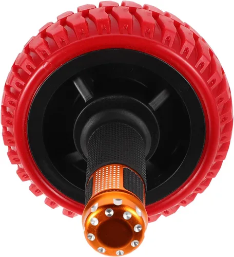 Rueda ergonómica para abdominales para gimnasio en casa con asas antideslizantes, construcción y resistencia constante para entrenamiento muscular