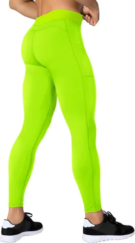 Miniatura 76 de SPVISE Pantalones de compresión para hombre, leggings para deportes, gimnasio, mallas atléticas frescas y secas, capa base para correr, fútbol