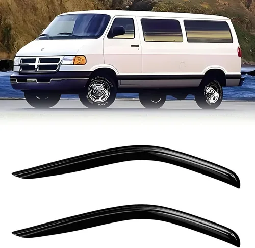 Miniatura 44 de Protectores de lluvia de ventana para Ford F150 SuperCab 2004-2014 2 piezas deflector de ventana para 09-14 F-150 con 2 puertas delanteras