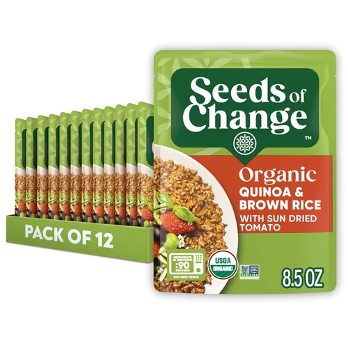 Miniatura 12 de SEEDS OF CHANGE Quinoa orgánica y arroz integral, 8.5 onzas (paquete de 12)
