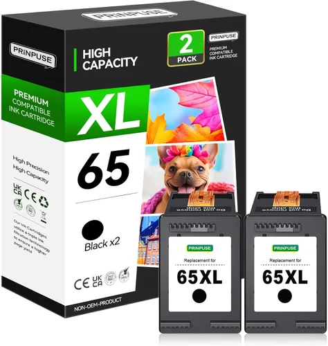 Miniatura 15 de 63XL - Cartucho de tinta negro remanufacturado para HP 63, compatible con impresora Officejet 3830 4650 4655 Envy 4520 3634 Deskjet 3630 1111