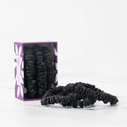 Mulberry Park Silks 100% seda pura, paquete de 3 unidades, evita el encrespamiento, reduce la rotura, suave para todo tipo de cabello, accesorios