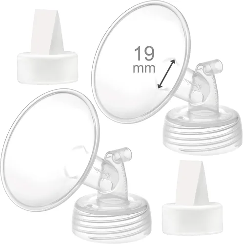 Miniatura 29 de Maymom Válvula de brida y pico de pato de 0.827 in compatible con piezas de bomba de repuesto Spectra S1 S2 9 Plus, no original Spectra Brida