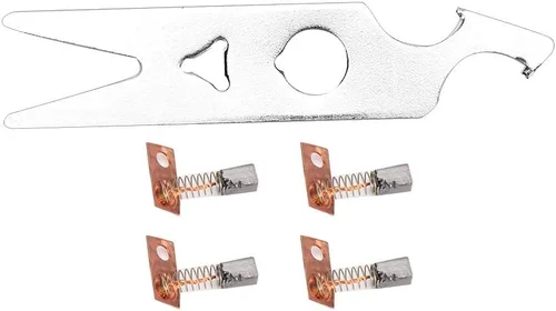 Miniatura 2 de Juego de llaves de cepillo de carbono, 2 pares de herramientas de repuesto para taladro de uñas