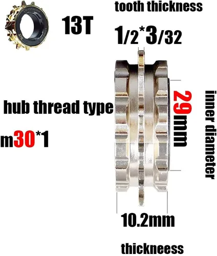 Miniatura 2 de DRIFT MANIAC DNP Single Speed Freewheel 13t/14t/15t
