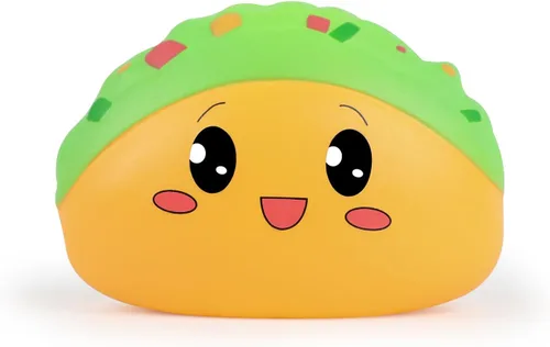 Miniatura 6 de Anboor - Peluche con forma de taco, lento, de levantamiento lento, juguete para niños, suave, forma de tacos mexicanos, perfumados, alivio