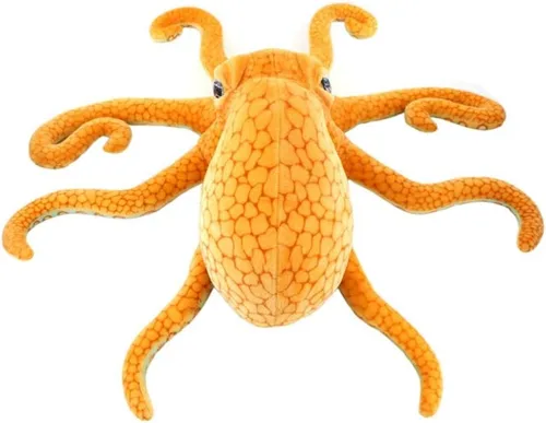 Miniatura 2 de YunNasi Pulpo de peluche grande animal marino de peluche realista pulpo suave juguete para niños 31.5 pulgadas