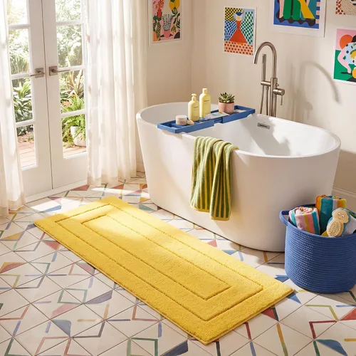 Miniatura 137 de GRANNY SAYS Juego de 2 alfombras de baño de microfibra súper suave y absorbente para baño, antideslizantes, lavables, juego de alfombras de baño Gris