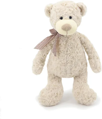 Miniatura 9 de Elefantes de peluche suaves azules de 13" para niños y niñas, Elefantes de peluche tejidos y vestidos para bebés recién nacidos y niños, Grandes