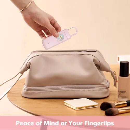 Miniatura 6 de Alarma personal recargable para mujeres, regalos de cumpleaños de Navidad para mujeres, hijas, estudiantes universitarios, adolescentes, ancianos