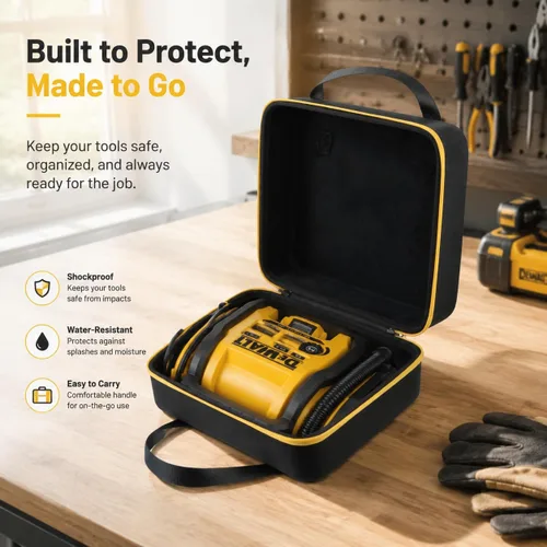 Miniatura 2 de Funda rígida Khanka de reemplazo para inflador de neumáticos DEWALT DCC020IB de 20 V Max