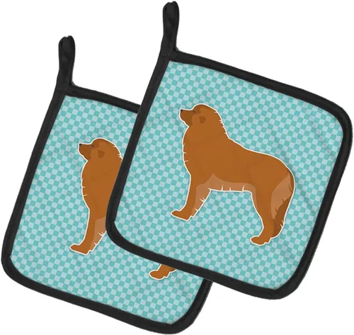 Miniatura 455 de Caroline's Treasures BB3567PTHD - Juego de soportes para ollas de cocina resistentes al calor, almohadillas calientes para cocinar, hornear, Copo