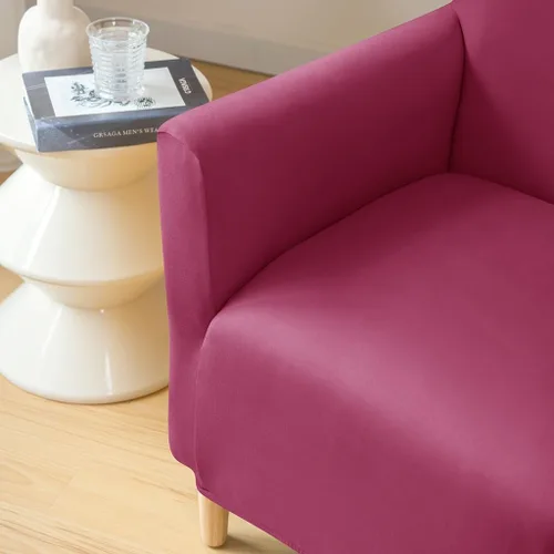 Miniatura 6 de XMAYODS Funda elástica para silla de club, funda de barril para silla, funda de elastano suave para sillón, funda de sofá extraíble, protector de #1