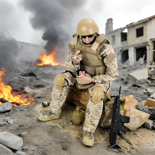 Miniatura 2 de Juego de figuras de acción militares de 12 pulgadas, juego de figuras de acción a escala 1/6 con armas y accesorios - NB01