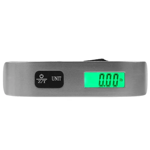 Miniatura 5 de Jadpes Báscula de equipaje pantalla LCD electrónica portátil de mano de 1102lbs báscula de peso para equipaje báscula de maleta para el hogar cocina