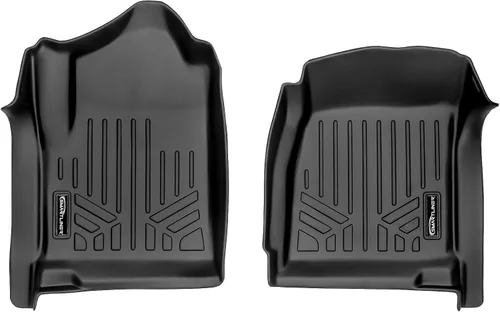 Miniatura 14 de SMARTLINER Juego de tapetes de piso de recubrimiento, de 2 filas, para Chevrolet Silverado 1500 2007-2013