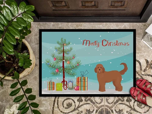 Miniatura 194 de Caroline's Treasures CK3799MAT Akita Shepherd - Tapete de árbol de Navidad de 18 x 27 pulgadas, tapete para puerta delantera, interior y exterior