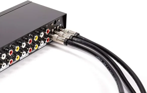 Miniatura 8 de THE CIMPLE CO - Conectores de compresión RCA para cable coaxial RG6 - Conexiones macho universales para RCA, subwoofer, compuesto, componente