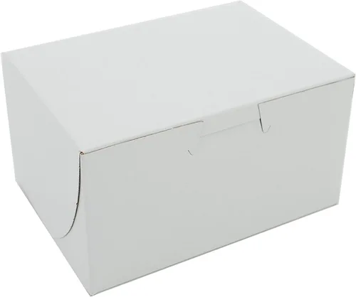 Miniatura 16 de Southern Champion Bandeja 24023 paperboard ventana Panadería Caja, 6" longitud x 6" ancho x 3" Altura (Caso de 200), color blanco