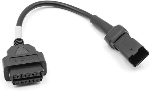 Miniatura 2 de eMoto Universal 4-Pin macho a OBD2 hembra Cable adaptador de diagnóstico de motocicleta para motocicletas Du Ca Ti