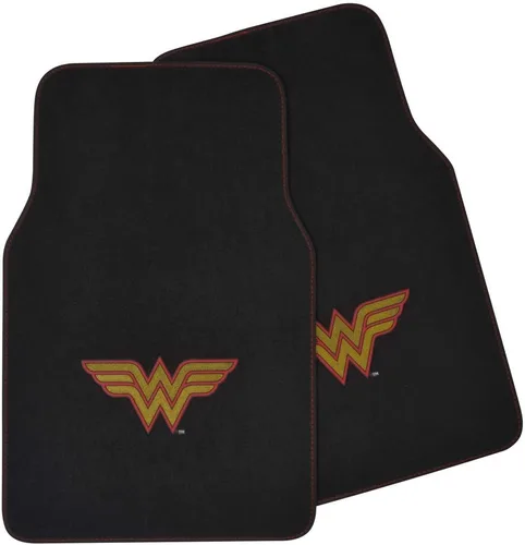 Miniatura 6 de BDK Warner Bros DC Comics - Alfombrillas clásicas de la Mujer Maravilla - Juego de 4 piezas de ajuste universal para automóvil, camión, camioneta