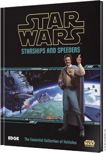 Libro de fuente de Star Wars Age of Rebellion Starships and Speeders | Juego de rol | Juego de estrategia para adultos y niños | A partir de 10 años