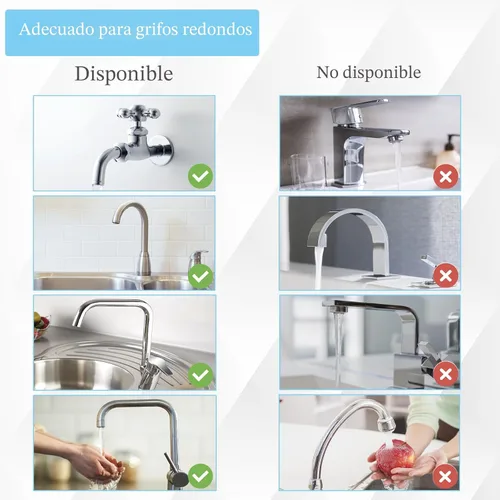 Miniatura 2 de Manguera de rociado de goma para fregadero, accesorio de manguera de fregadero para llave portátil de fregadero, rociador de champú para perros