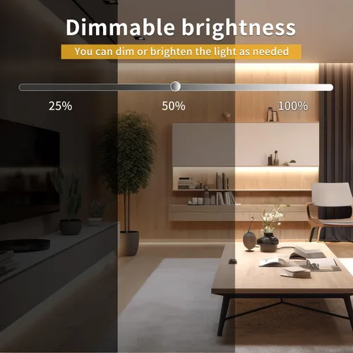 Miniatura 3 de COB - Tira de luces LED de 32.8 pies, 3000 K, blanco cálido, regulable, CC de 24 V, cinta de luces LED flexibles para dormitorio, con control remoto