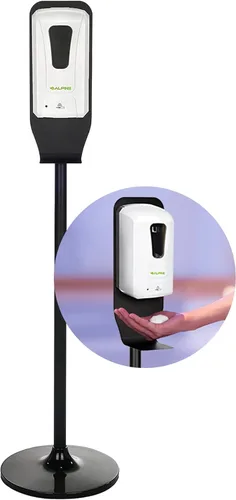 Miniatura 8 de Alpine Dispensador automático de desinfectante de manos, dispensador de jabón sin contacto para restaurante, hospital, escuela, hotel, cocina